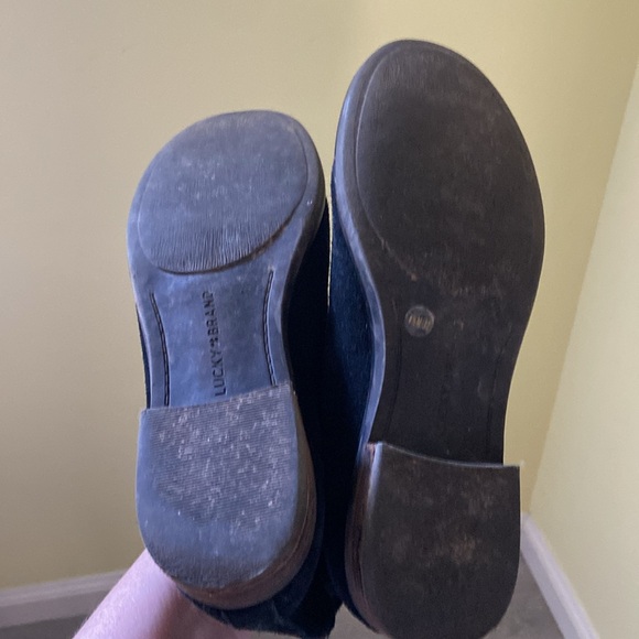 Lucky Brand Black Suede Booties - Picture 4 of 6